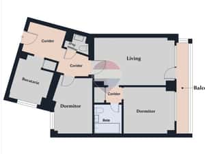 Vanzare Apartament 3 Camere, Boxa+Parcare, La 7 Minute de M. Crangasi — miniatura 6