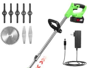 Motocoasa electrica 48V, 4000 mAh, 18000 RPM, cu acumulatori — miniatura 2