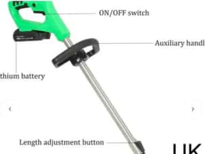 Motocoasa electrica 48V, 4000 mAh, 18000 RPM, cu acumulatori — miniatura 3