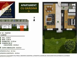 Ap2 camere cu Gradina — miniatura 1
