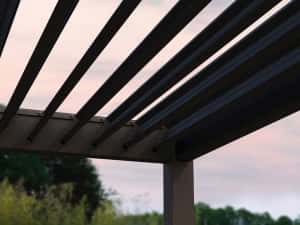 Pergola Bioclimatica Pavilion 3x3x2.4 m Premium Aluminiu Electrostatic — miniatura 4