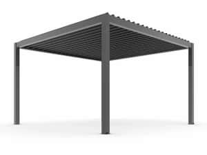 Pergola Bioclimatica Pavilion 3x3x2.4 m Premium Aluminiu Electrostatic — miniatura 7
