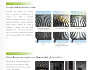 Pergola Bioclimatica Pavilion 3x3x2.4 m Premium Aluminiu Electrostatic — miniatura 9