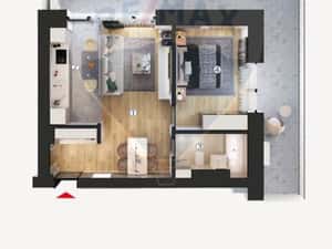 Vanzare studiouri duble zona Pallady — miniatura 3