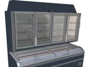 Vitrina Congelator vertical AHT KINLEY 2.5+AHT MIAMI 2.5 — miniatura 2