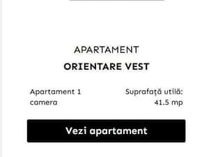 Apartament 1 camera, 37 mp, balcon, parcare subterana — miniatura 5