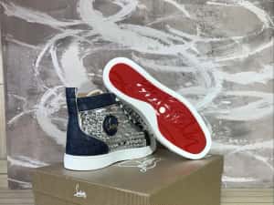 Christian Louboutin High White Blue — miniatura 7