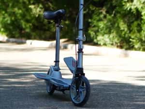 Trotineta Kinderauto Pegasus, cu pedale si scaun,  pliabila GREY — miniatura 4