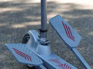 Trotineta Kinderauto Pegasus, cu pedale si scaun,  pliabila GREY — miniatura 6