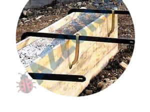 Spade PROFIL U CU CIOC ,MONTANTI cofraje zincati 50 100 150cm distanti — miniatura 8