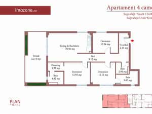 MIlitari-Bloc NOU, 4 camere cu terasa 22 mp, 3 bai, FINISAJE PREMIUM — miniatura 5