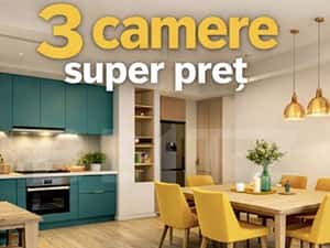 Apartament cu 3 camere, 70 mp utili + Terasa 30 mp, Giroc — miniatura 5