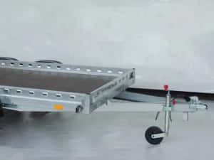 Remorca 750 kg moto ATV trailer auto apicola peridoc comerciala frigo — miniatura 5