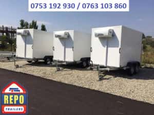 Remorca 750 kg moto ATV trailer auto apicola peridoc comerciala frigo — miniatura 6