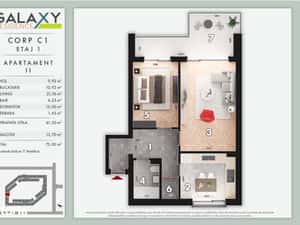 Parc Tudor Arghezi-Apartament cu 2 camere decomandat, imobil premium — miniatura 6