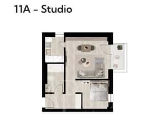 Apartament o camera de vanzare in Baile Felix, Cordau