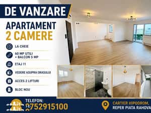 NOU - Dezvoltator - Apartament 2 camere zona Hipodrom / Pta Rahovei — miniatura 3
