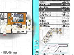 Apartament 3 camere | 86 mp | Metalurgiei Park — miniatura 2