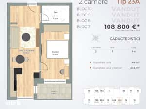 2 Camere - MTM Pipera Lake - Cesiune - Taxare Inversa - Proprietar — miniatura 6