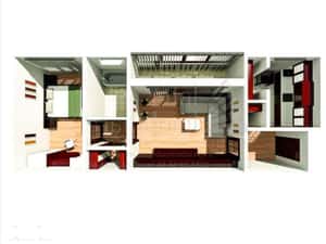 Apartament  2 camere Podu Ros , 50 metri, etaj 2 Cod:162287 — miniatura 1