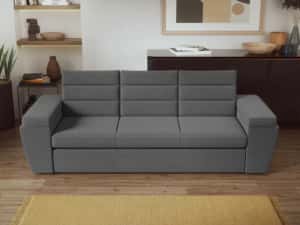 Canapea Extensibila Spark Gri Inchis - Transport Gratuit — miniatura 2