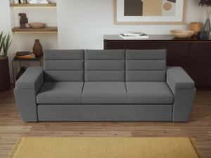 Canapea Extensibila Spark Gri Inchis - Transport Gratuit — miniatura 7