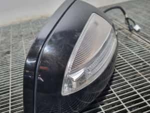 Oglinda dreapta Mercedes ML W164 Facelift 2008 - 2011 4 Usi Obsidian Black Metallic C197 (1578) Cu rabatare electrică NU ARE COD ... Garantie