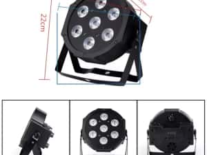 Par led 7x12w sau 7x18W lumini arhitecturale ambientale Beam 7R — miniatura 2