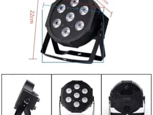 Par led 7x12w sau 7x18W lumini arhitecturale ambientale Beam 7R — miniatura 8