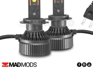 Set 2 Becuri Led H1 H3 H4 H7 H8 H9 H11 HB3 HB4 180W 6000k Canbus — miniatura 3
