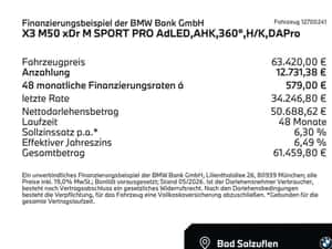 BMW X3 M50 - 7.911 km - 68.720 EUR — miniatura 2