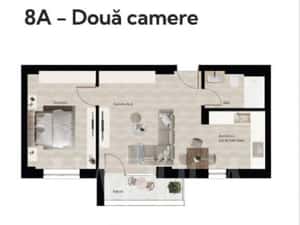 Apartament 2 camere de vanzare in Baile Felix, Cordau — miniatura 3