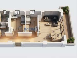 3 camere Baneasa – Sisesti - 87 mp utili - loc parcare inclus — miniatura 4