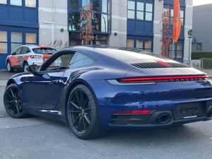 Porsche 911 Carrera T Coupe in special paint "Gypsy Blue Metallic" — miniatura 7