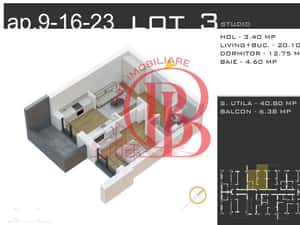 12 min Metrou Teclu-2 camere-Theodor Pallady-Sector 3 — miniatura 3