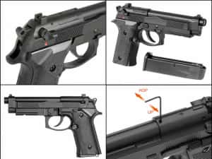 Pistol [Pachet Complet!!] - 2,5 Jouli - MODIFICAT cu Gaz + Munitie NOU — miniatura 3