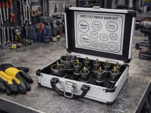 Set coroane de gaurit titan TCT – 10 PIESE PROFESIONALE! — miniatura 4