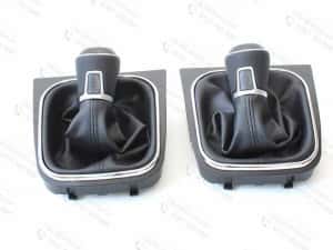 Schimbator viteze piele VW Golf 5, Golf 6, Jetta, Eos, Scirocco — miniatura 3