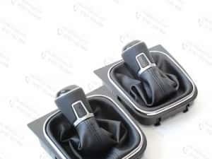 Schimbator viteze piele VW Golf 5, Golf 6, Jetta, Eos, Scirocco — miniatura 10