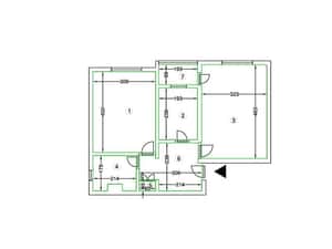 Vând apartament 2 camere cartier Broșteni oraș Buzău — miniatura 5