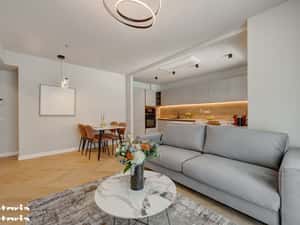 AFI Home North-2 camere,mobilat&utilat,gradina+1 loc parcare — miniatura 3