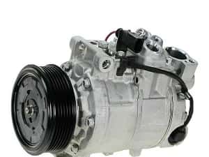Compresor aer conditionat Audi A4, 2000-2007, A6, 2004-2012; Seat Exeo 2008-2013; rola curea 100 mm, 6 caneluri, de tip Denso: 6SEU14C, Polcar Polonia