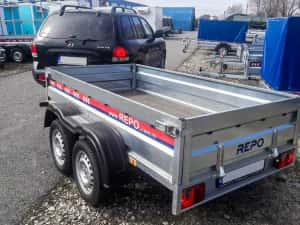 Remorca NOUA REPO 750kg doua axe cu carte RAR inclusa, accesorizabila — miniatura 3