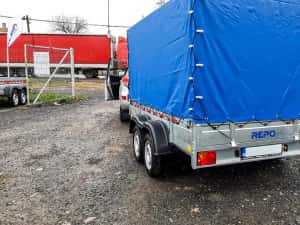 Remorca NOUA REPO 750kg doua axe cu carte RAR inclusa, accesorizabila — miniatura 5