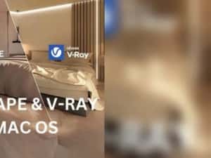 V-Ray 2025 SketchUp Chaos Licență Oficială pt Mac OS Ipad și Windows.