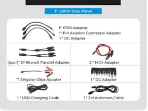 Panou fotovoltaic portabil de 200W Astrolux — miniatura 10