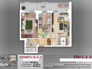 N. Grigorescu 2 camere 50 mp + terasa 12 mp mutare rapida — miniatura 4