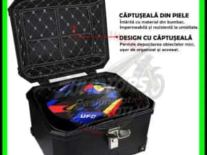 Portbagaj Moto Cross Enduro GO2 45L Premium - Cutie Topcase Moto Cross Enduro 45L — miniatura 8