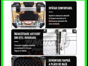 Portbagaj Moto Cross Enduro GO2 45L Premium - Cutie Topcase Moto Cross Enduro 45L — miniatura 9