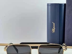 Ochelari de Soare Chopard SCH L31 Polarised  Noi Full Box [Verificare Colet] Gold/Black — miniatura 3